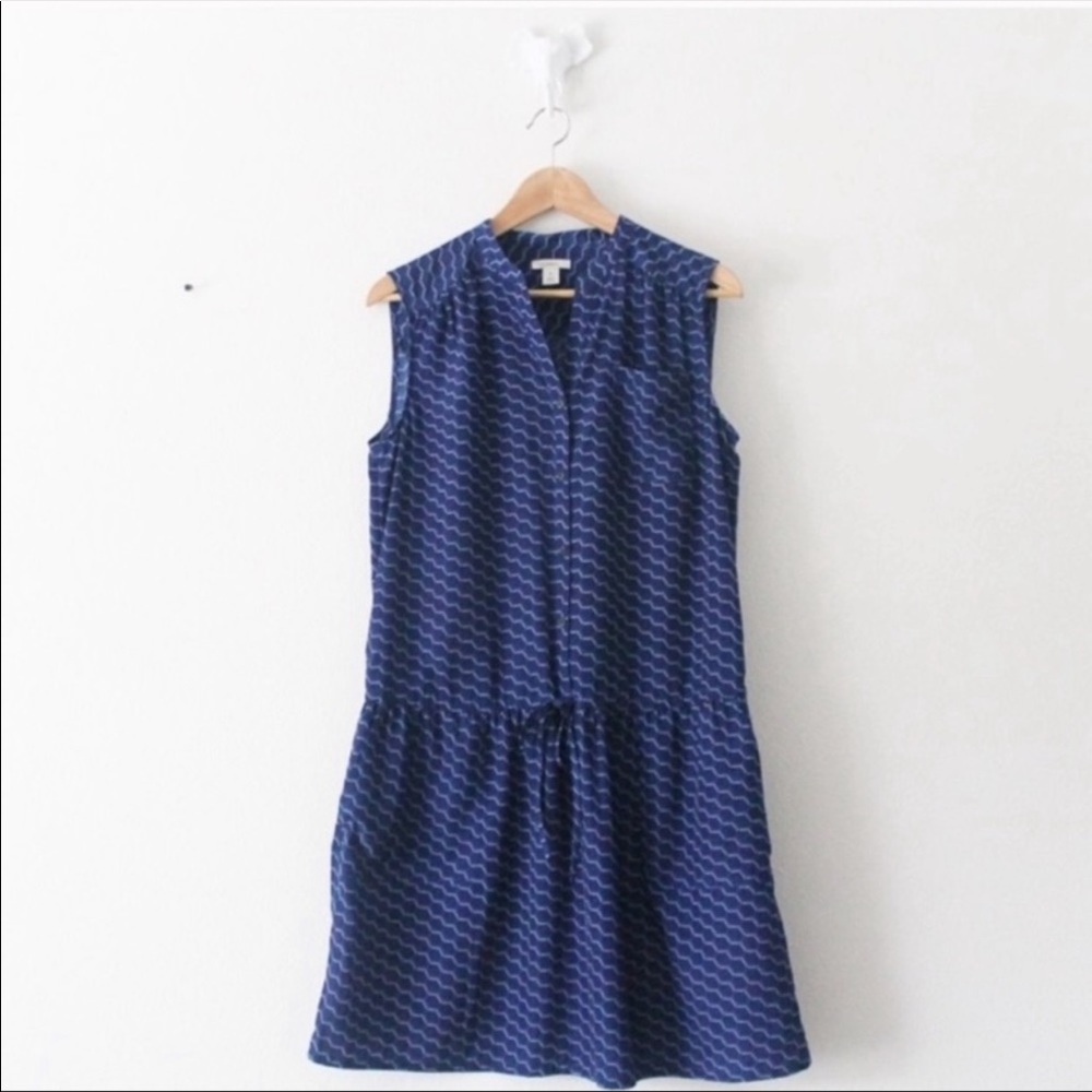 Caslon Sleeveless Low Waist Drawstring Dress L663
